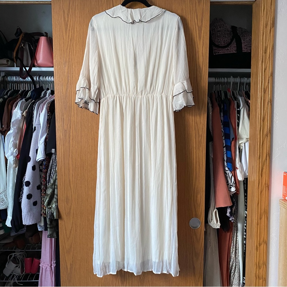 Zara Ruffled Midi Dress - Picture 5 of 6